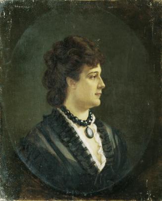 Elisa von Petke-Perugia, um 1870, Öl auf Leinwand, 53 x 43 cm, Belvedere, Wien, Inv.-Nr. 5208
