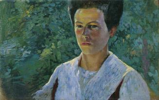 Hubert Landa, Mädchenbildnis, 1919/1923, Öl auf Leinwand, 30,5 x 47,5 cm, Belvedere, Wien, Inv. ...