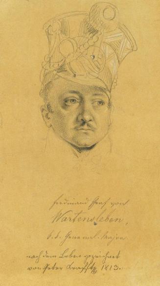 Johann Peter Krafft, Ferdinand Graf von Wartensleben (Porträtstudie zu "Erzherzog Karl mit sein ...