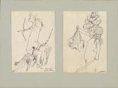 Kurt Moldovan, Judith, 1961, Tusche auf Papier, 21 × 14,5 cm, Belvedere, Wien, Inv.-Nr. 10740b