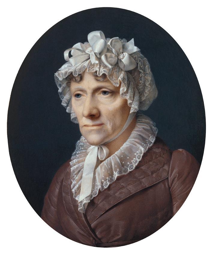 Johann Peter Krafft, Anna Katherina Magdalena Krafft, geb. Donné, 1812, Deckfarben, Hochoval: 2 ...