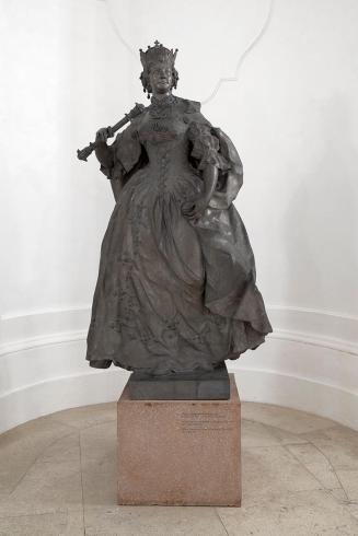 Franz Xaver Messerschmidt, Maria Theresia als Königin von Ungarn, 1764/1766, Zinnguss (79,4% Zi ...