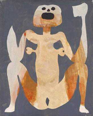 Václav Bostik, Ohne Titel, 1947, Öl auf Leinwand, 40 × 32 cm, Dauerleihgabe Sammlung Rotter, Be ...