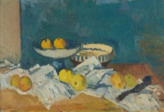 Gerhart Frankl, Stillleben mit Äpfeln, 1928, Öl auf Leinwand, 55,5 × 81 cm, Legat Peter Parzer, ...