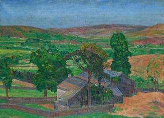 Gerhart Frankl, Banks Farm Westmoreland II, 1939, Öl auf Leinwand, 56 × 76,5 cm, Schenkung Gerh ...