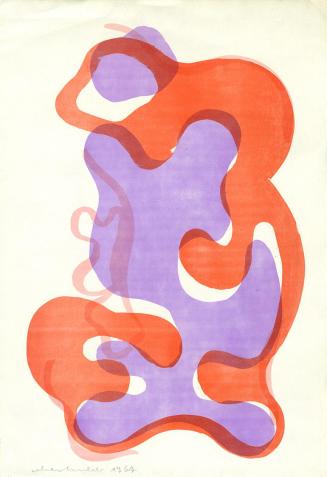Oswald Oberhuber, Ohne Titel, 1967, Siebdruck, 31,8 × 22 cm, Belvedere, Wien, Inv.-Nr. 11357/2