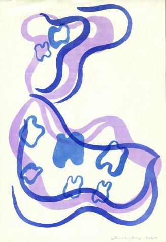 Oswald Oberhuber, Ohne Titel, 1967, Siebdruck, 31,8 × 22 cm, Belvedere, Wien, Inv.-Nr. 11357/4