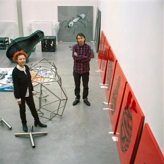 Heidi Harsieber, Peter und Tanja Kogler, 2013, C-Print, 45 × 45 cm, Schenkung der Künstlerin, B ...