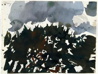Gustav Hessing, Abstrakte Studie, Deckfarben auf Papier, 25,5 x 33,5 cm, Belvedere, Wien, Inv.- ...