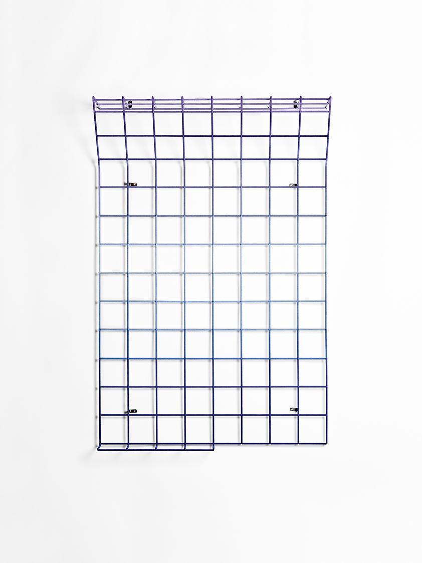 Gilbert Bretterbauer, Thread Grid, 2015, Stahl, Baumwollfaden, 120 × 80 × 25 cm, Belvedere, Wie ...