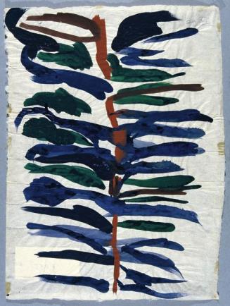Gustav Hessing, Blütenzweig, 1930, Deckfarben auf Papier, 41,5 x 30,5 cm, Belvedere, Wien, Inv. ...