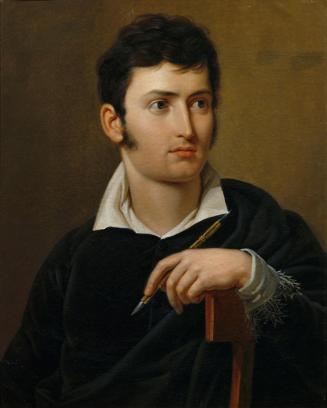 Joseph Rebell, Selbstbildnis, Öl auf Leinwand, 63,5 × 50 cm, Belvedere, Wien, Inv.-Nr. 3557