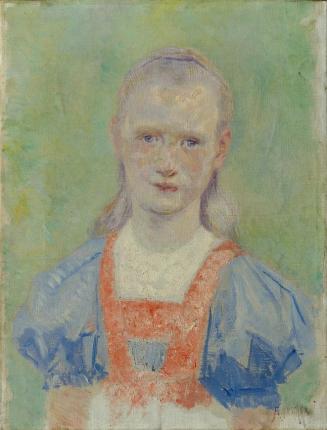 Franz Jaschke, Mädchenbildnis, 1908, Öl auf Leinwand, 45 x 41,5 cm, Belvedere, Wien, Inv.-Nr. 1 ...