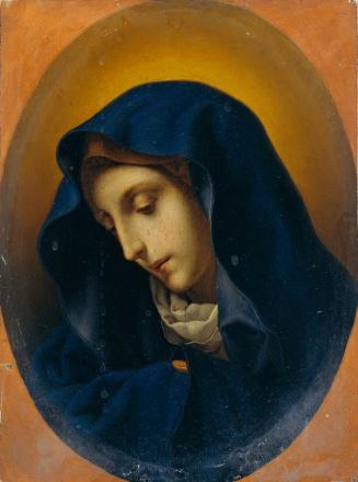 Johann Peter Krafft, Madonna, 1840-1850, Öl auf Karton, 27,5 x 20,6 cm, Belvedere, Wien, Inv.-N ...