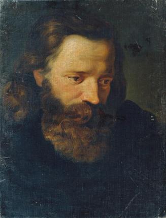 Joseph Hasslwander, Studienkopf eines bärtigen Mannes I, Öl auf Leinwand, 50 x 38 cm, Belvedere ...