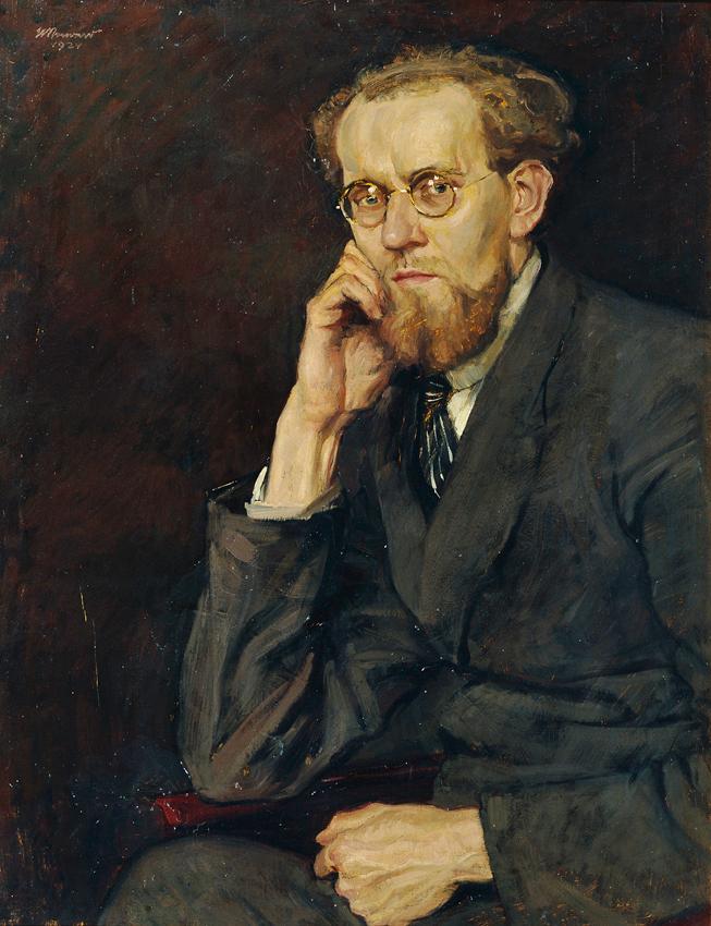 Hugo von Bouvard, Eugen Sturm-Skrla, 1924, Öl auf Holz, 88 x 68,5 cm, Belvedere, Wien, Inv.-Nr. ...