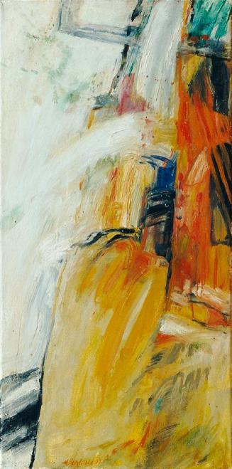 Hubert Berchtold, Raum dynamisch, 1969, Öl auf Leinwand, 80 x 40 cm, Belvedere, Wien, Inv.-Nr.  ...