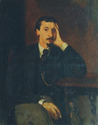 Hans von Marées, Der Dichter und Philosoph Gottlieb Oswald Marbach, 1871, Öl auf Leinwand, 100  ...