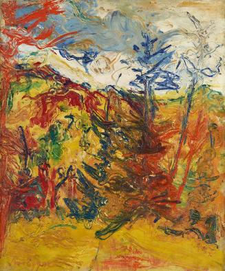 Jean [Hans] Egger, Paysage, 1930, Öl auf Leinwand, 65 × 54,5 cm, Belvedere, Wien, Inv.-Nr. 1072 ...