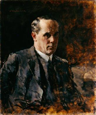 Fritz Rojka, Selbstbildnis, 1925, Öl auf Leinwand, 79 x 66 cm, Belvedere, Wien, Inv.-Nr. 2595
