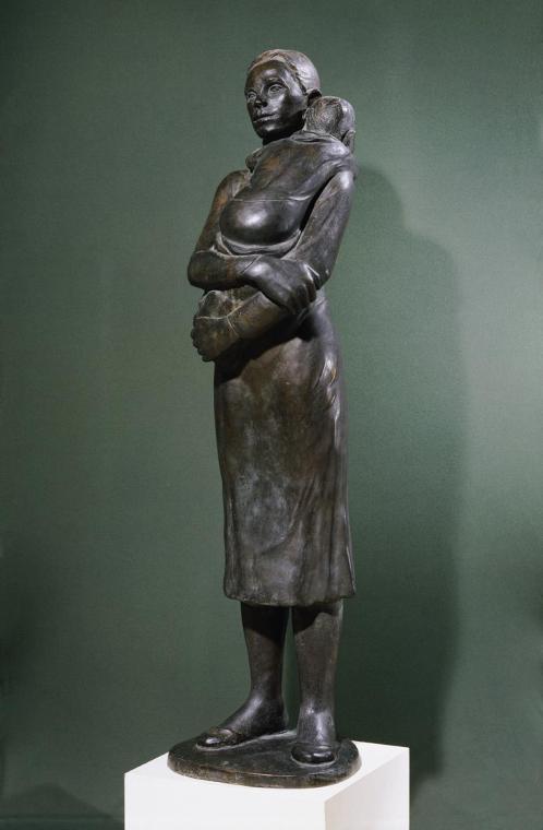 Georg Ehrlich, Die Geschwister, 1933, Bronze, H: 167 cm, Belvedere, Wien, Inv.-Nr. Lg 76