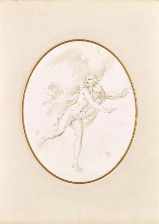 Die Entführung des Ganymed, 1750/1800, Feder in Braun laviert auf Papier, 25,5 × 23 cm, Belvede ...